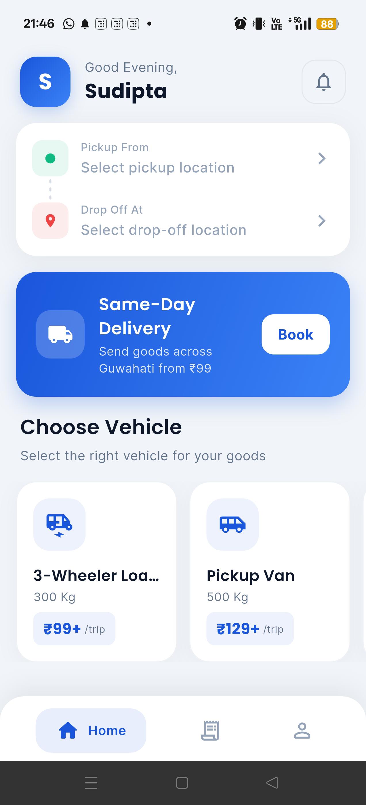 XPGo — B2B Logistics App (Driver + Customer) — Logistics · Android / iOS